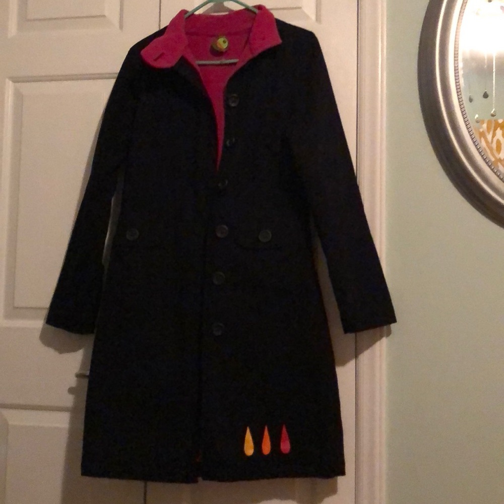 Black trench coat